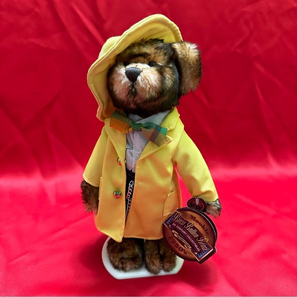 Brass Button Bears Mookie 1930’s plush toy